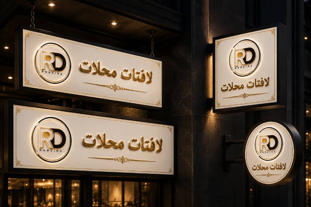 لافتات محلات